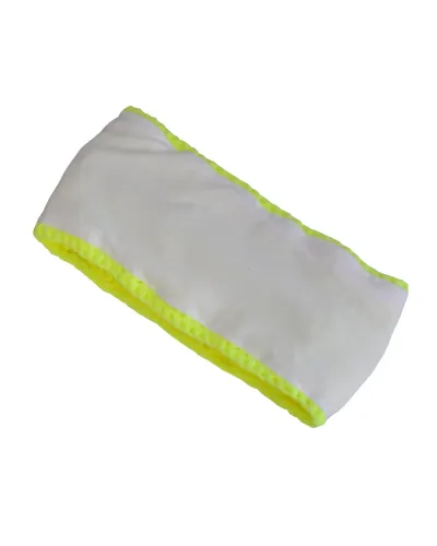 Bandeau uni jaune - Fabriqué à la Main - Bandeau Ski, Cache-oreilles - Toutacoo.