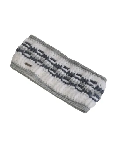 Bandeau Diamond Grey - Fabriqué à la Main - Bandeau Ski, Cache-oreilles - Toutacoo.