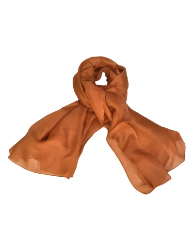 Foulard carré de soie Cognac - Expédition sous 48H - Toutacoo.