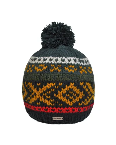 Bonnet Givré Mustard - Bonnet à pompon pour l'hiver et le ski - Toutacoo.