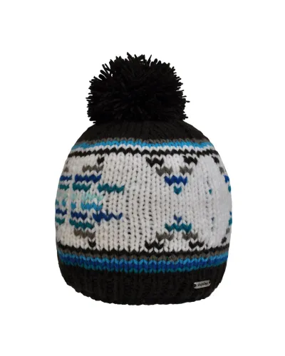 Bonnet Glacé Blue - Bonnet à pompon pour l'hiver et le ski - Toutacoo.