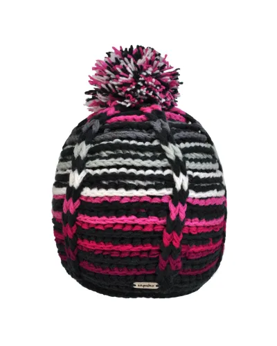 Bonnet Pink Star - Bonnet à pompon pour l'hiver et le ski - Toutacoo.