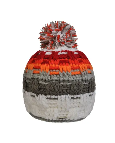Bonnet Quartz Red - Bonnet à pompon pour l'hiver et le ski - Toutacoo.