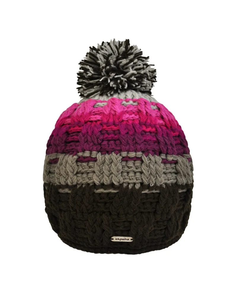 Bonnet Quito - Bonnet à pompon pour l'hiver et le ski - Toutacoo.