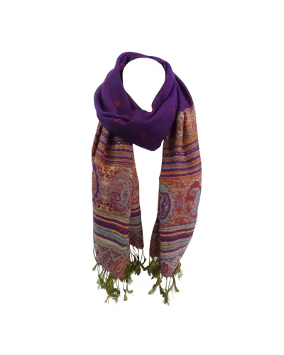 Echarpe Karma  motifs Cachemire. Vente d'écharpes pour homme et femme. Boutique Toutacoo.