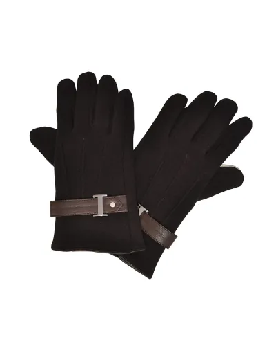 Gants tactiles marron pour femme. Toutacoo.