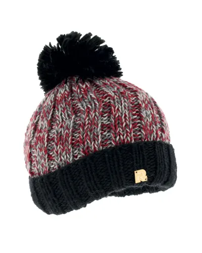 Bonnet grosse maille, Noir - Vente de bonnets en laine - Toutacoo.