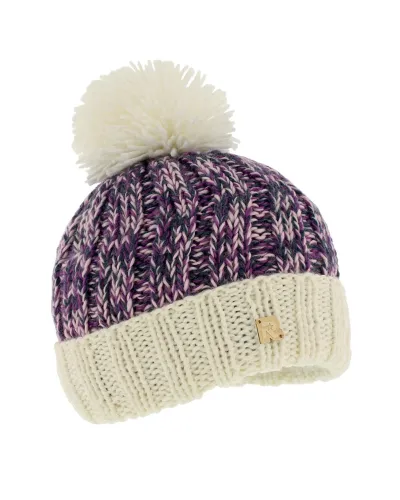 Bonnet grosse maille, Ecru - Vente de bonnets en laine - Toutacoo.