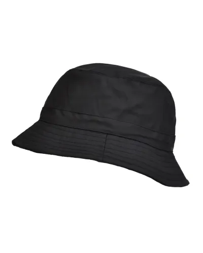 Bob de pluie noir / noir - Vente de bob imperméable - Toutacoo.