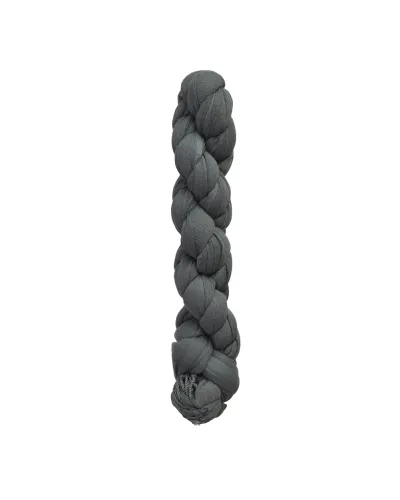 Chèche antracite XXL torsadé - Toutacoo.