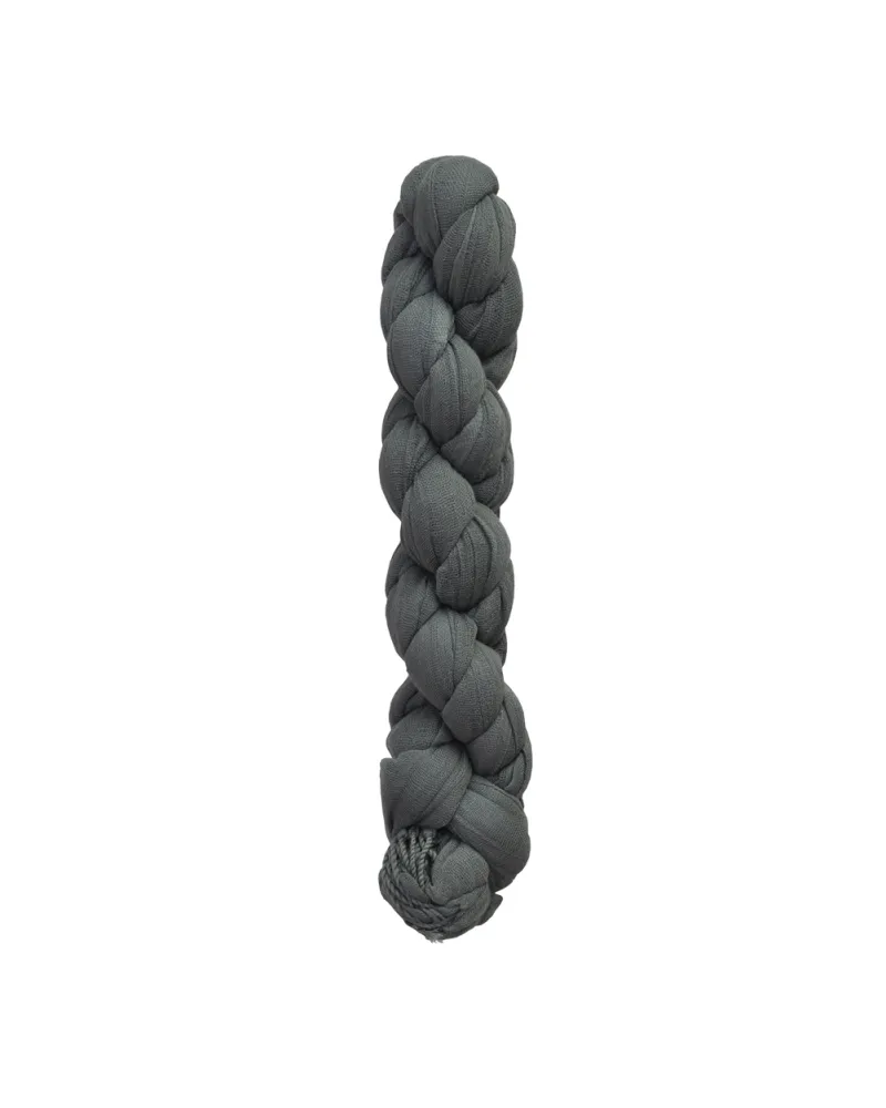 Chèche antracite XXL torsadé - Toutacoo.