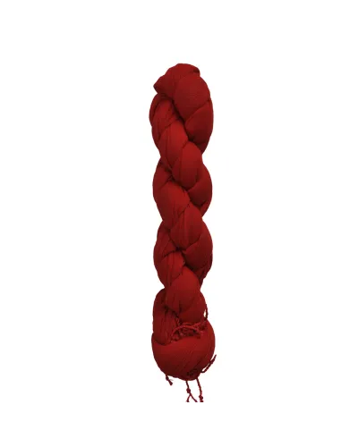 Chèche rouge XXL torsadé - Toutacoo.
