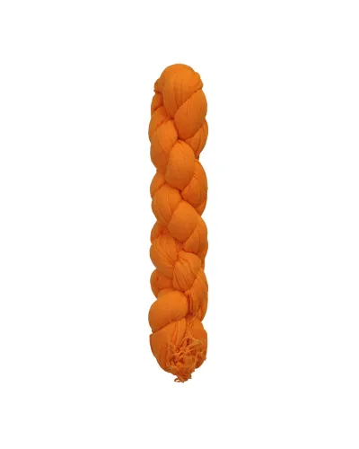 Chèche orange XXL torsadé - Toutacoo.
