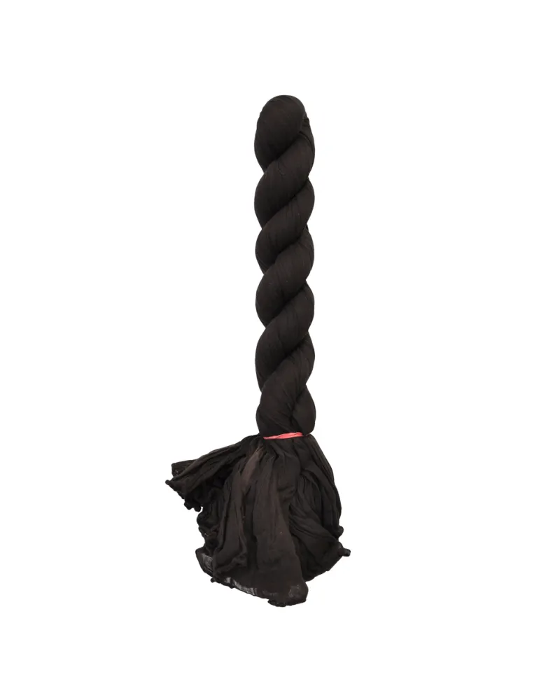 Vente chèche marron, 100% coton, Foulard chèche torsadé, TOUTACOO.