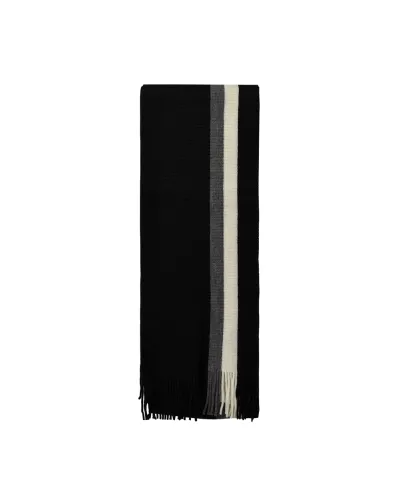 Echarpe Wendel Noir/Ecru - Boutique d'écharpes pour homme, Toutacoo.