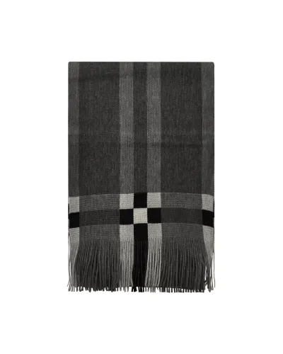 Echarpe Cube Noir/Blanc - Boutique d'écharpes pour homme, Toutacoo.
