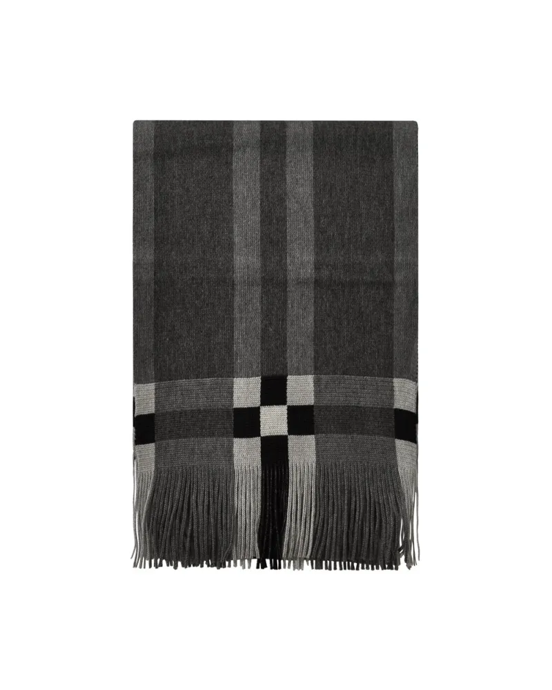 Echarpe Cube Noir/Blanc - Boutique d'écharpes pour homme, Toutacoo.