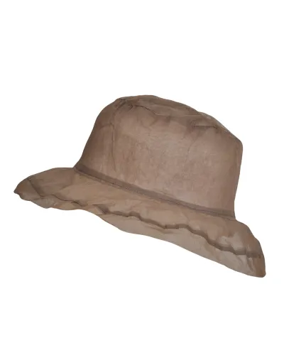 Chapeau organza coton, ficelle - Vente chapeaux de plage Femme - Toutacoo