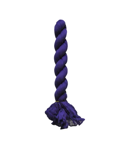 Vente chèche bleu indigo, 100% coton, Foulard chèche torsadé, TOUTACOO.