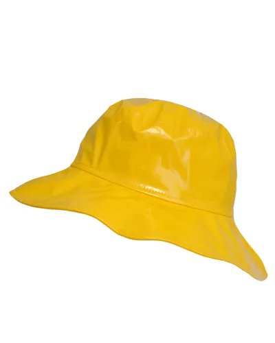 Chapeau de pluie, Jaune - Vente de chapeau imperméable - Toutacoo.