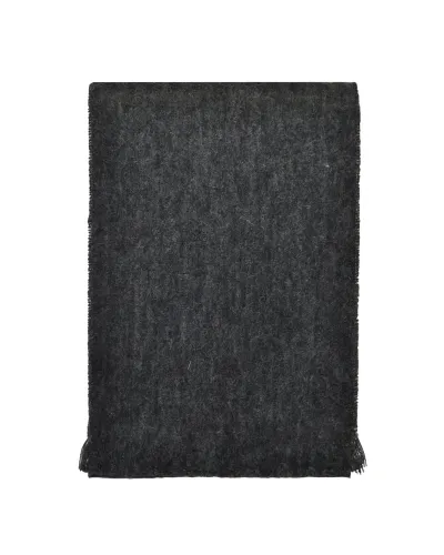 Echarpe anthracite mohair, Vente d'écharpes en laine, Toutacoo.