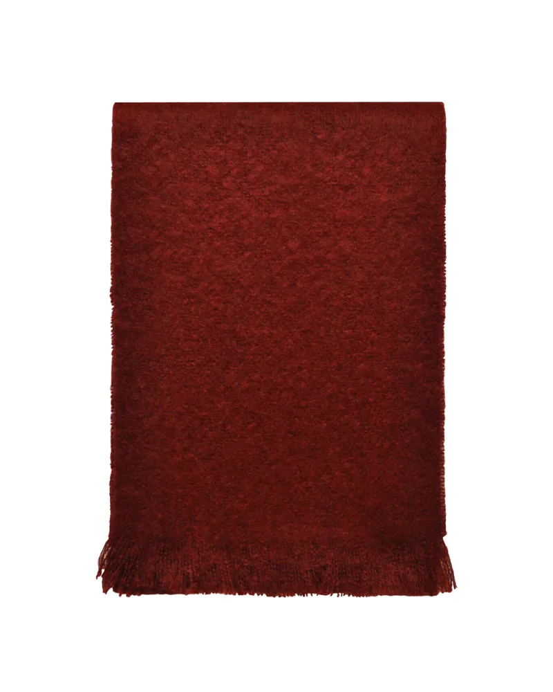 Echarpe bordeaux mohair, Vente d'écharpes en laine, Toutacoo.