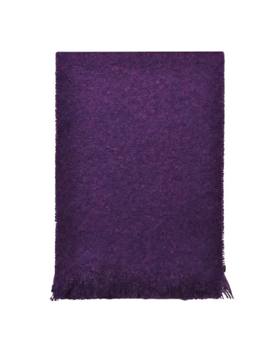 Echarpe violette mohair, Vente d'écharpes en laine, Toutacoo.