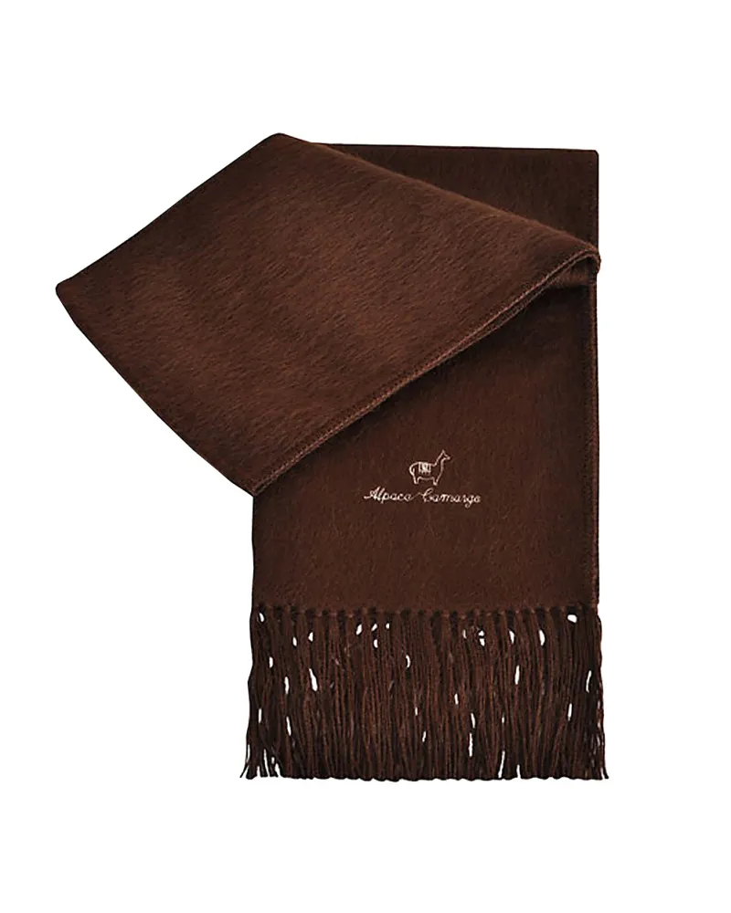 Echarpe en alpaga marron, Vente en ligne sur Toutacoo.