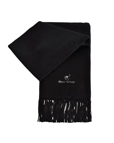 Echarpe en alpaga noire, Vente en ligne sur Toutacoo.