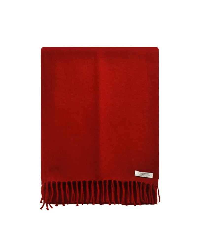 Echarpe en cachemire rouge, écharpe rouge, Toutacoo.