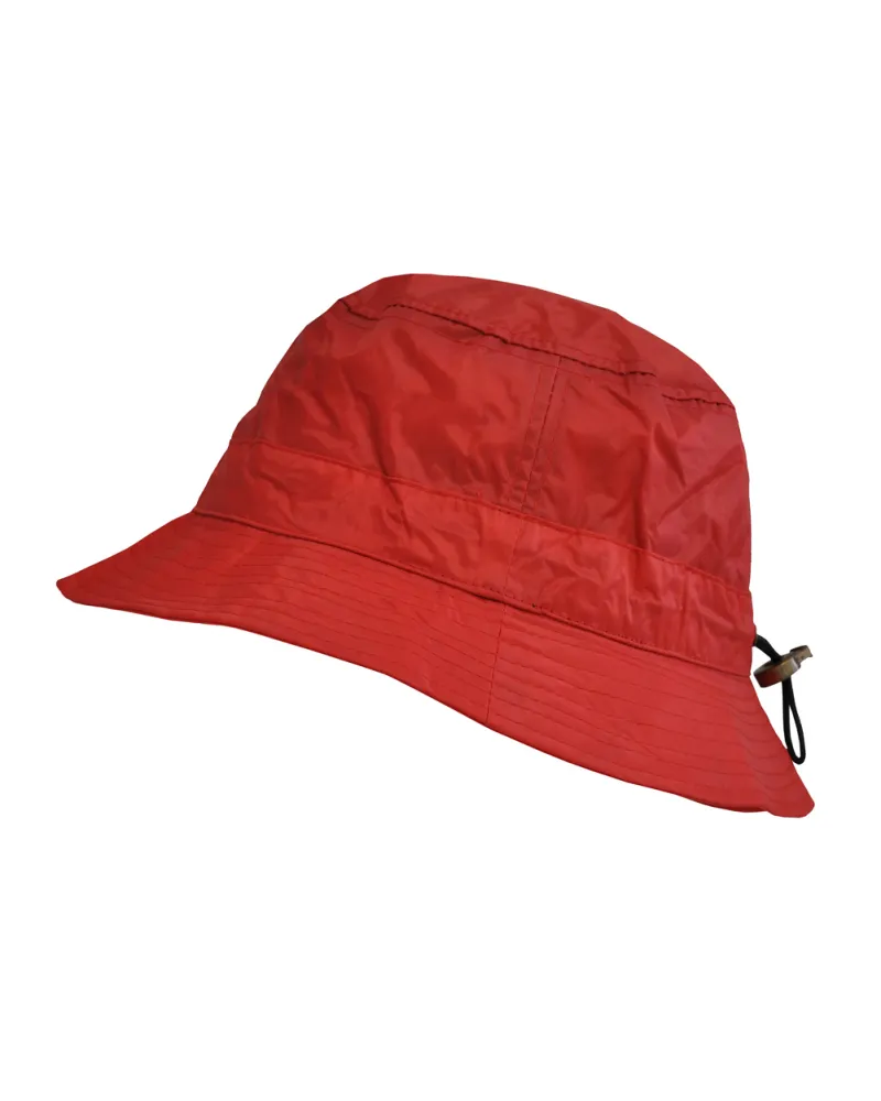 Bob imperméable rouge réglable - Vente de bob imperméable - Toutacoo.
