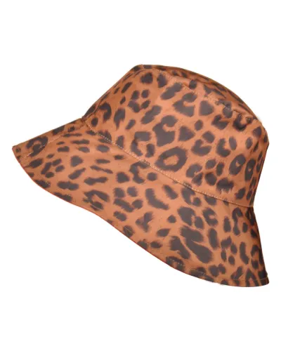 Capeline léopard - Vente de chapeau imperméable - Toutacoo.