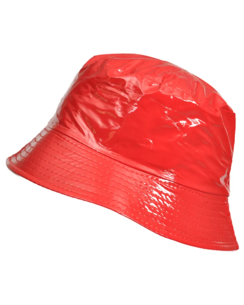 Bob vinyle rouge - Vente de bob imperméable - Toutacoo.