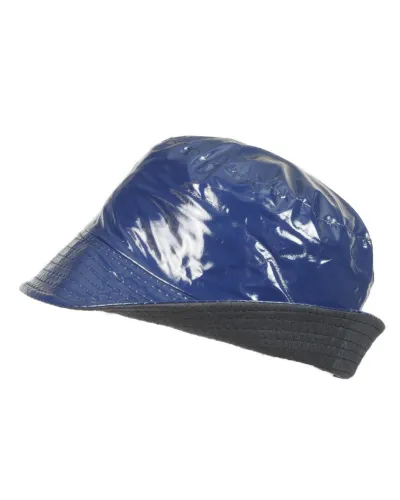 Bob vinyle uni bleu - Vente de bob imperméable - Toutacoo.