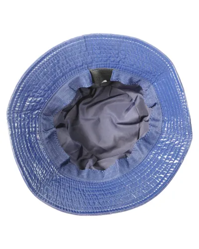 Bob vinyle uni bleu - Vente de bob imperméable - Toutacoo.