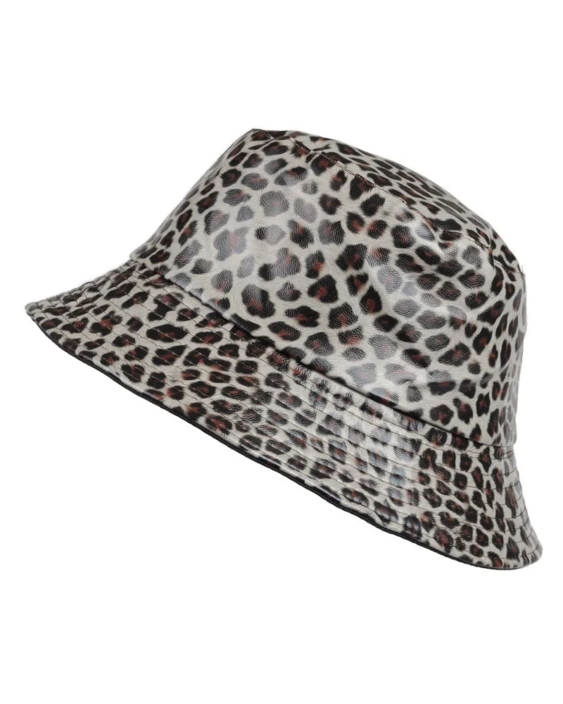 Bob de pluie léopard - Vente de chapeau imperméable - Toutacoo.