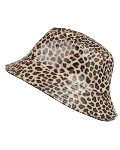 Bob de pluie léopard - Vente de chapeau imperméable - Toutacoo.