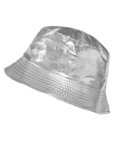 Bob vinyle argent  - Vente de bob imperméable - Toutacoo.