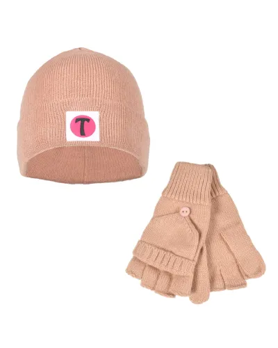 Set Bonnet et Gants Tactiles en laine