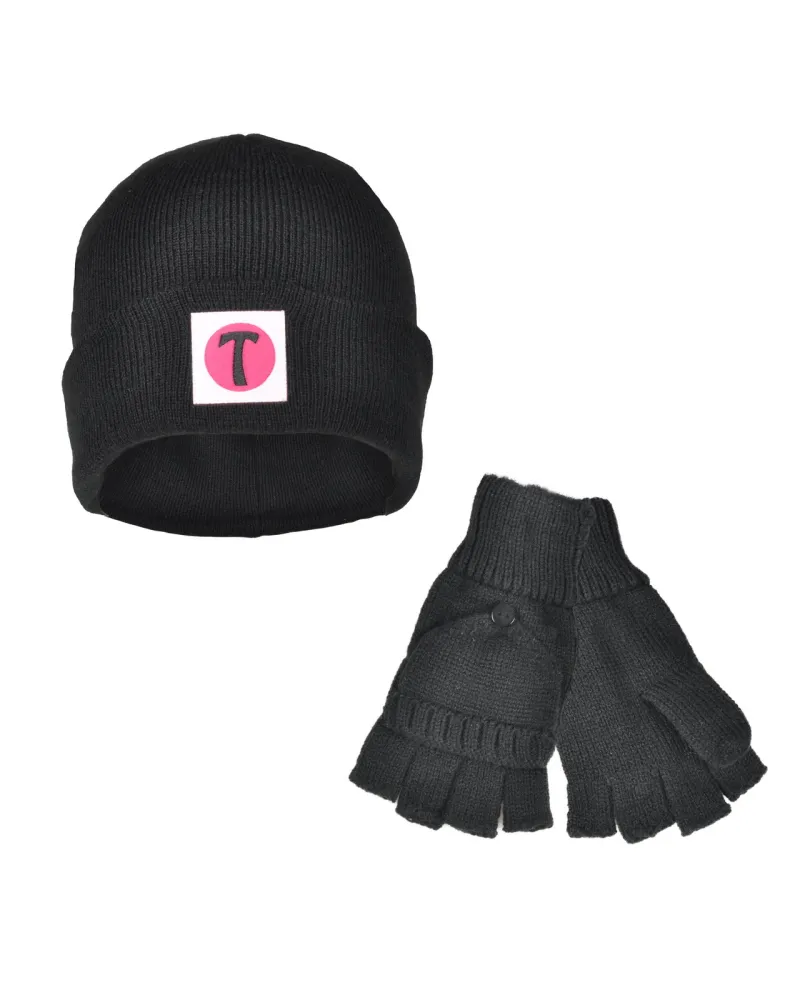 Set Bonnet et Gants Tactiles en laine