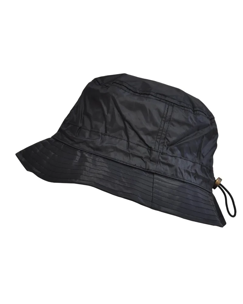Bob imperméable noir réglable - Vente de bob imperméable - Toutacoo.