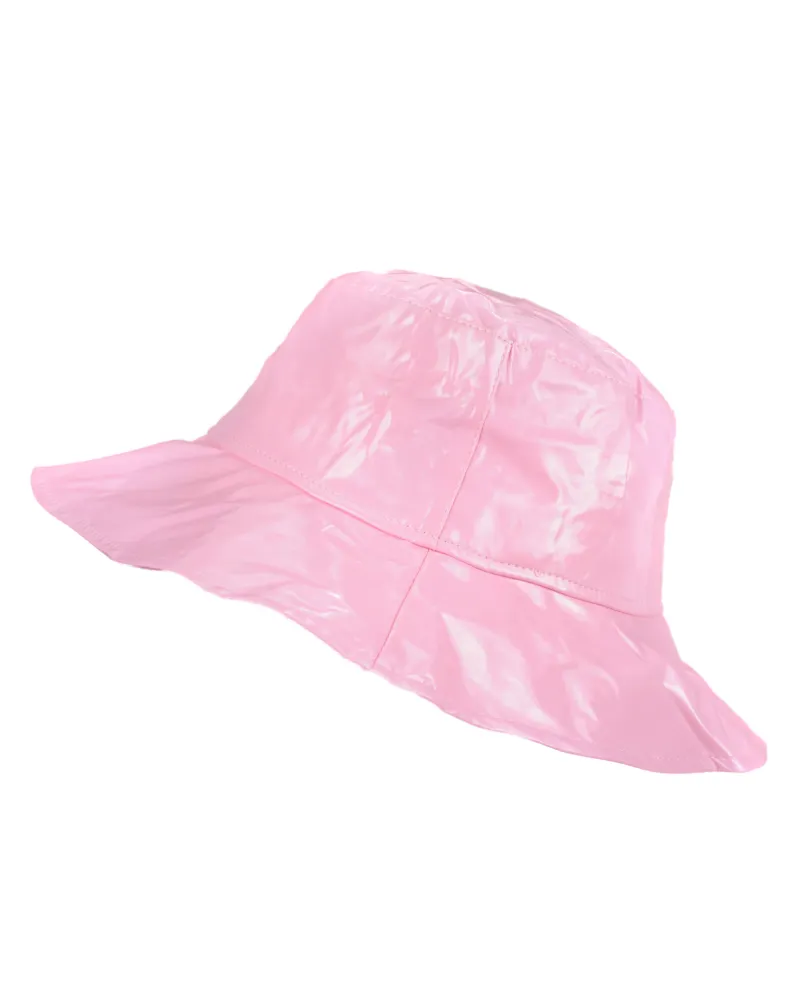 Chapeau de pluie, Capeline rose clair - Vente de chapeaux de pluie imperméables - Toutacoo.