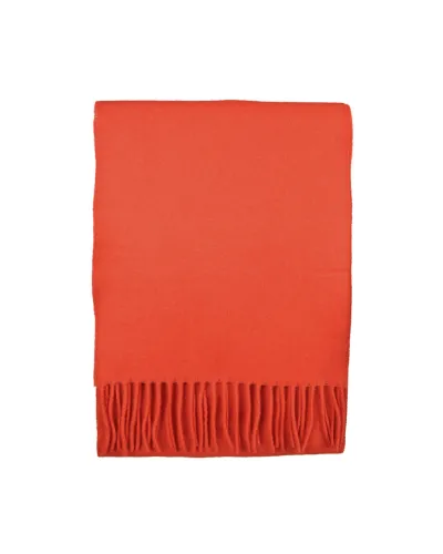 Coral Lambswool Scarf, Wool Scarf Sale, Toutacoo.