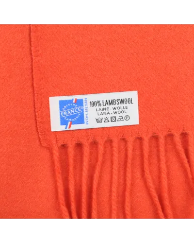 Sciarpa corallo Lambswool, Vendita sciarpe in lana, Toutacoo.