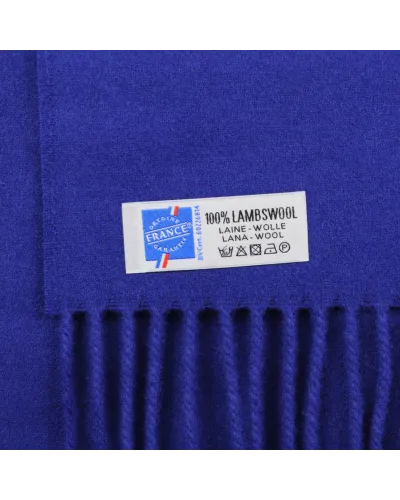 Bufanda azul Lambswool, Venta de bufandas de lana, Toutacoo.