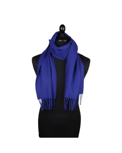 Bufanda azul Lambswool, Venta de bufandas de lana, Toutacoo.