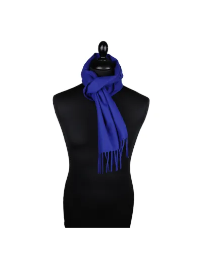 Bufanda azul Lambswool, Venta de bufandas de lana, Toutacoo.