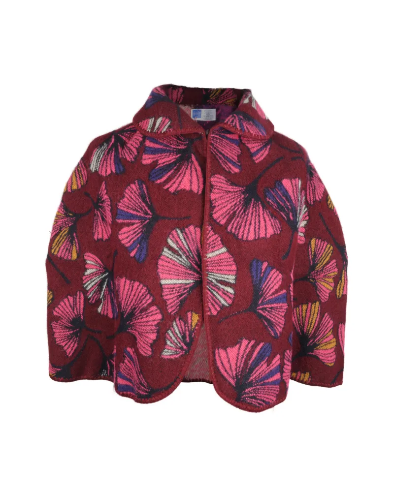 Cappa da donna, foglia di ginkgo rosa - Toutacoo.