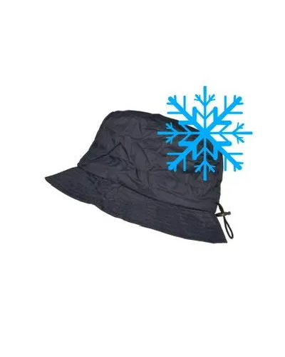Bob imperméable polaire bleu réglable - Vente de bob imperméable - Toutacoo.
