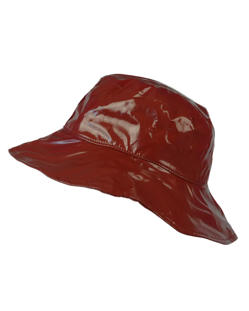 Chapeau de pluie, Marron - Vente de chapeau imperméable - Toutacoo.